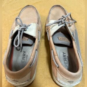 Sperry tan dress shoes